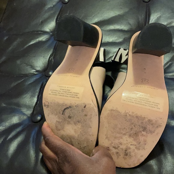 Tan Sandal Shoe with Animal print size 9 - Picture 6 of 6